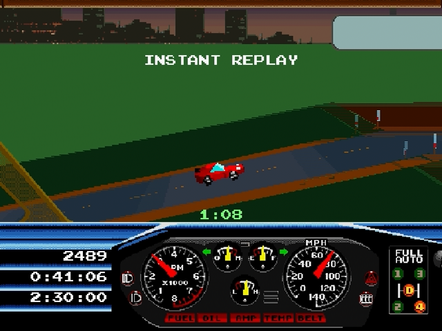 Race Drivin' screenshot 3 for Sega Saturn